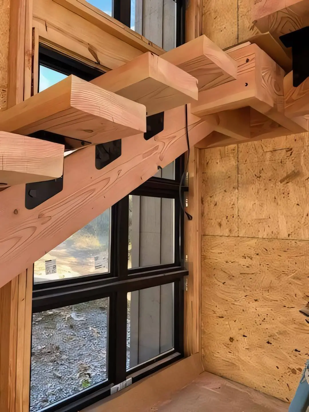 Deck framing and beam work